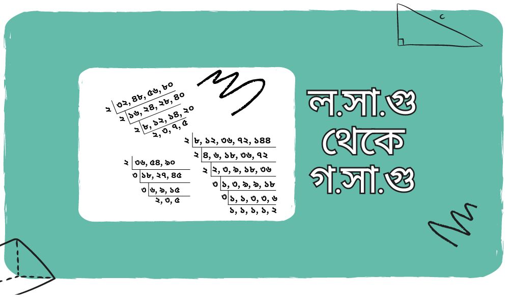 ল.সা.গু থেকে গ.সা.গু